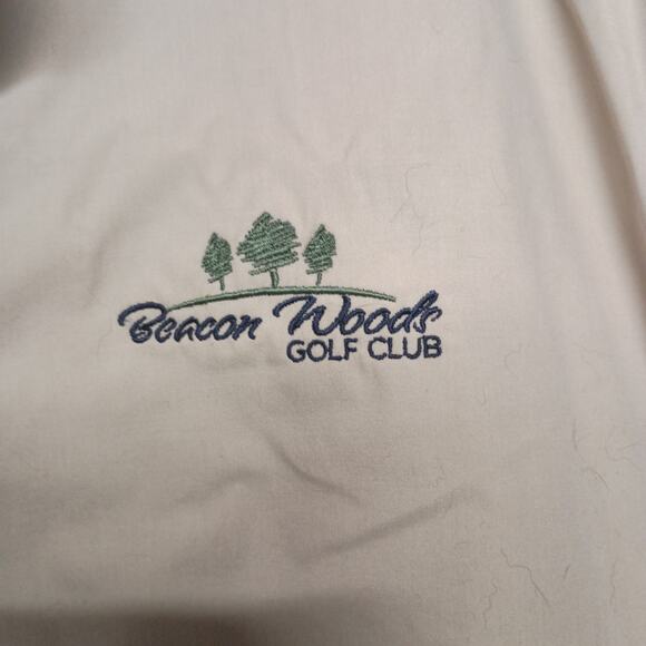 Men's Golf Jacket-Weather Resistant by PAGE & TUTTLE (Size XL, Beige) - Picture 4 of 7